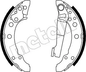 Handler.Part Brake shoe set METELLI 530465 1