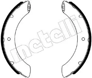 Handler.Part Brake shoe set METELLI 530642 1