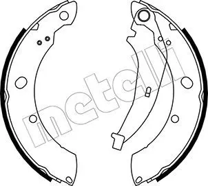 Handler.Part Brake shoe set METELLI 530481 1