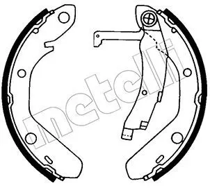 Handler.Part Brake shoe set METELLI 530651 1