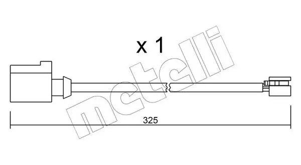 Handler.Part Warning contact, brake pad wear METELLI SU271 1