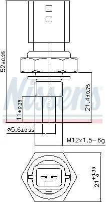 Handler.Part Temperature Sensor NISSENS 207022 6