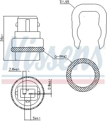 Handler.Part Temperature Sensor NISSENS 207024 6