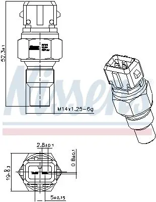 Handler.Part Temperature Sensor NISSENS 207049 6