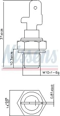 Handler.Part Temperature Sensor NISSENS 207058 6