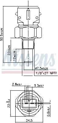 Handler.Part Temperature Sensor NISSENS 207060 6