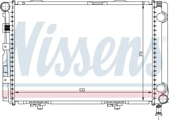 Handler.Part Radiator, engine cooling NISSENS 62549A 5