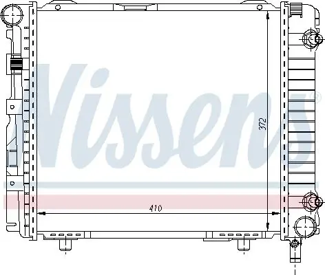 Handler.Part Radiator, engine cooling NISSENS 62556 1