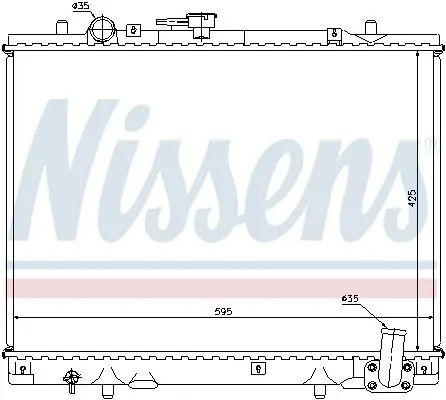 Handler.Part Radiator, engine cooling NISSENS 62892 5