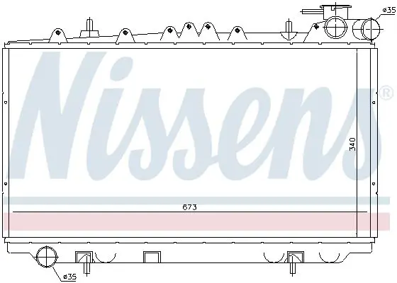 Handler.Part Radiator, engine cooling NISSENS 62940 5