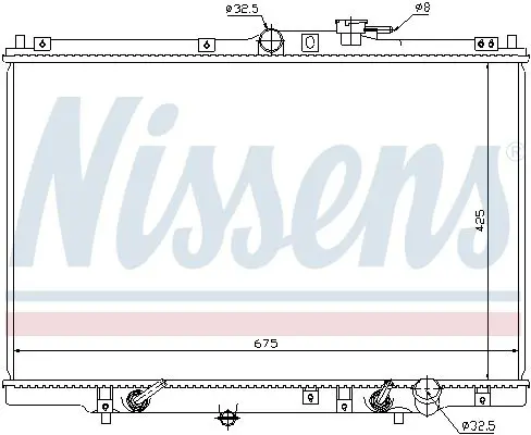 Handler.Part Radiator, engine cooling NISSENS 63346 5