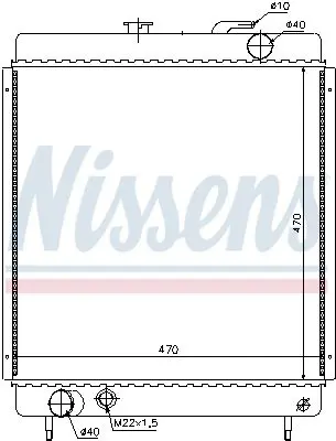 Handler.Part Radiator, engine cooling NISSENS 63562 5