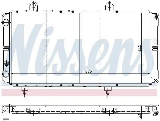 Handler.Part Radiator, engine cooling NISSENS 635721 6