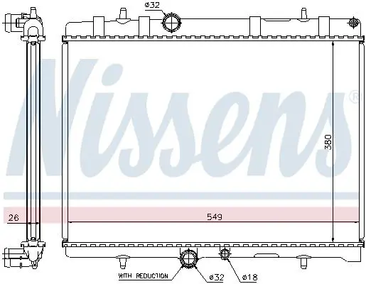 Handler.Part Radiator, engine cooling NISSENS 63607A 6