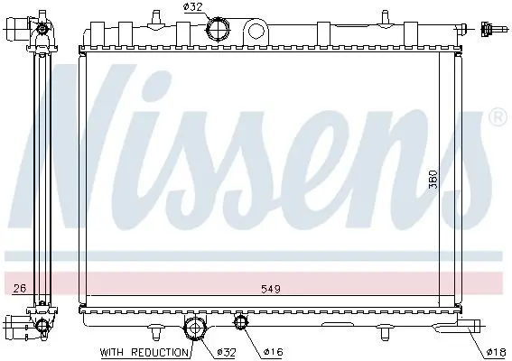 Handler.Part Radiator, engine cooling NISSENS 63694A 6