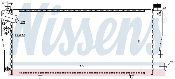 Handler.Part Radiator, engine cooling NISSENS 63709 5