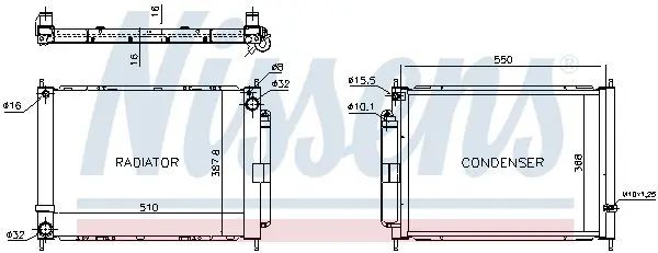 Handler.Part Radiator, engine cooling NISSENS 637643 4