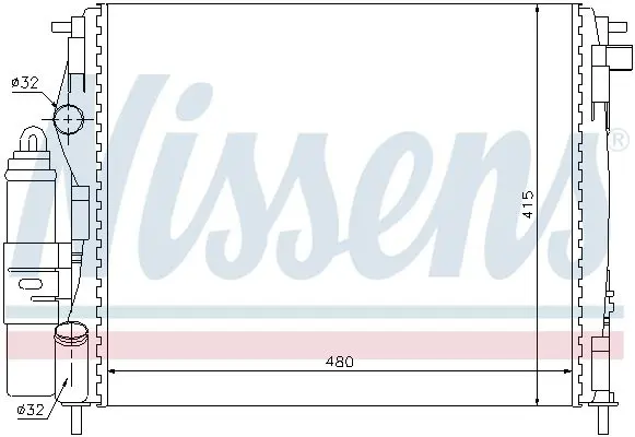 Handler.Part Cooler module NISSENS 63773 6