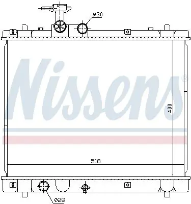 Handler.Part Radiator, engine cooling NISSENS 641758 5