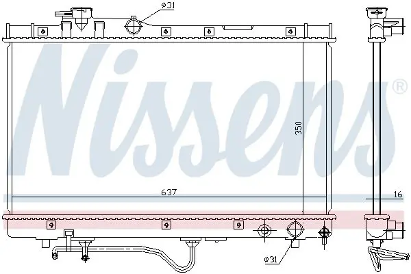 Handler.Part Radiator, engine cooling NISSENS 647771 6