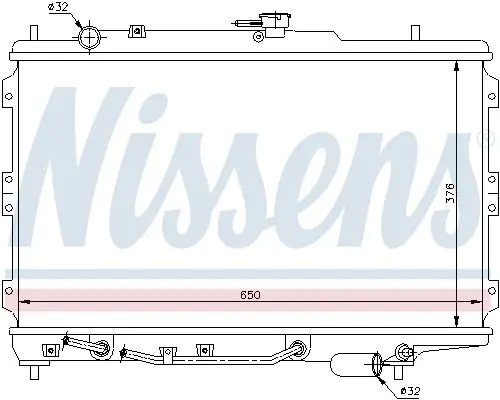 Handler.Part Radiator, engine cooling NISSENS 66603 1