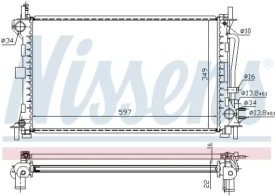 Handler.Part Cooler module NISSENS 69244 6