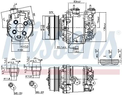 Handler.Part Compressor, air conditioning NISSENS 890035 11