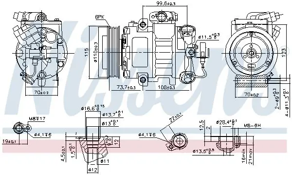 Handler.Part Compressor, air conditioning NISSENS 89026 11