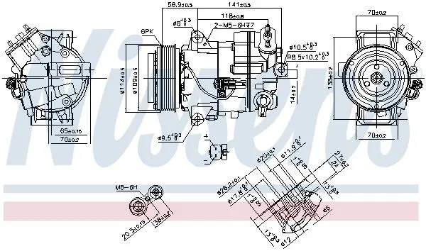 Handler.Part Compressor, air conditioning NISSENS 890263 7