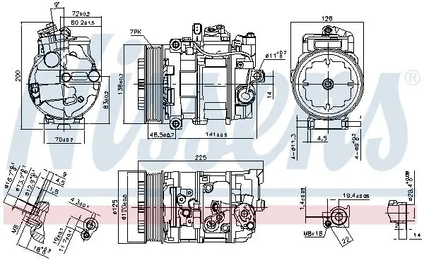 Handler.Part Compressor, air conditioning NISSENS 890294 7