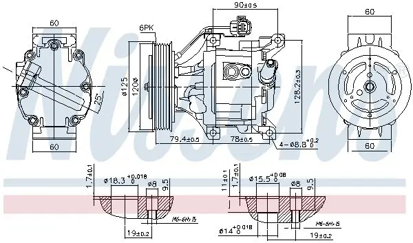 Handler.Part Compressor, air conditioning NISSENS 890323 7