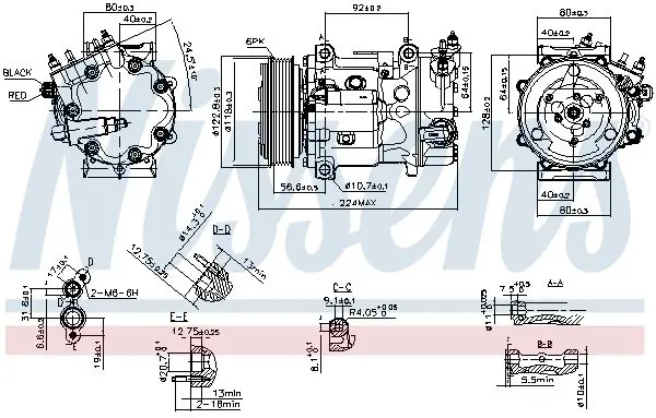 Handler.Part Compressor, air conditioning NISSENS 890744 8