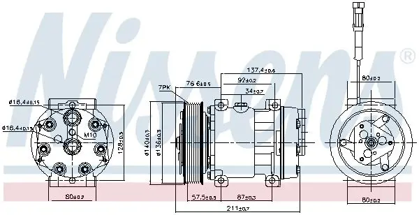 Handler.Part Compressor, air conditioning NISSENS 89137 11