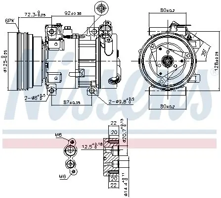 Handler.Part Compressor, air conditioning NISSENS 89148 9