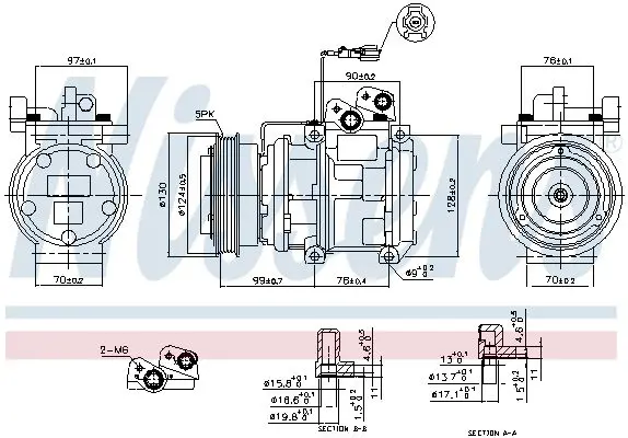 Handler.Part Compressor, air conditioning NISSENS 89166 5