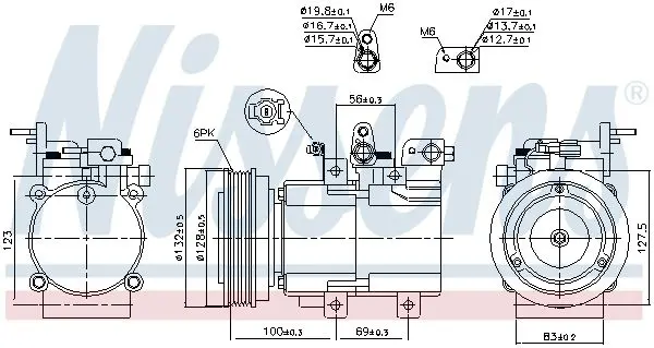 Handler.Part Compressor, air conditioning NISSENS 89238 5