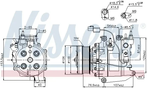 Handler.Part Compressor, air conditioning NISSENS 89246 7