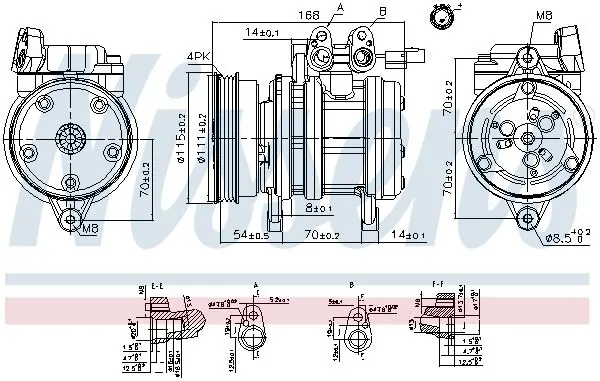 Handler.Part Compressor, air conditioning NISSENS 89263 9