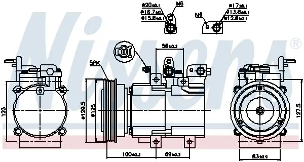 Handler.Part Compressor, air conditioning NISSENS 89276 7