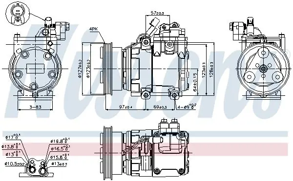 Handler.Part Compressor, air conditioning NISSENS 89277 5