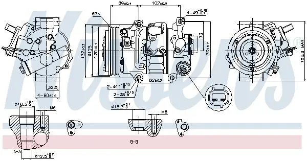 Handler.Part Compressor, air conditioning NISSENS 89314 5