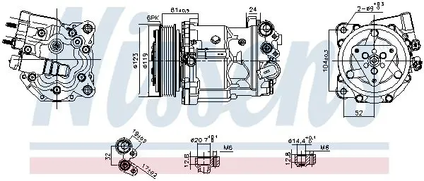 Handler.Part Compressor, air conditioning NISSENS 89398 8