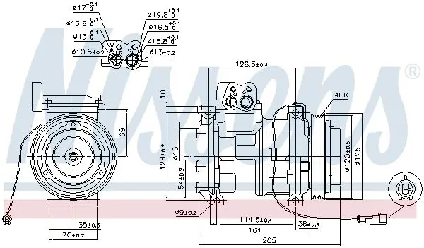 Handler.Part Compressor, air conditioning NISSENS 89414 5