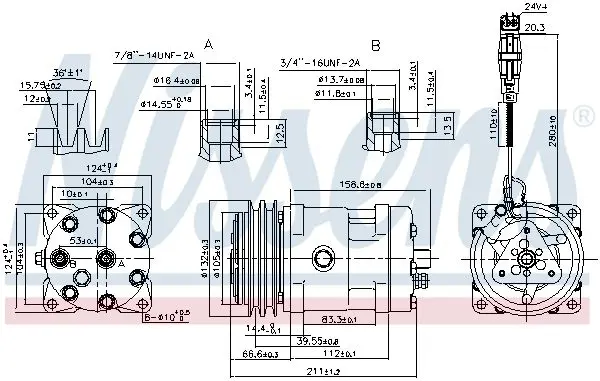 Handler.Part Compressor, air conditioning NISSENS 89472 5