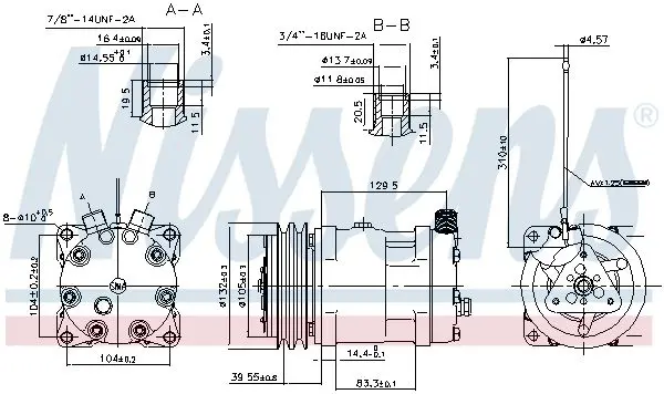 Handler.Part Compressor, air conditioning NISSENS 89461 7