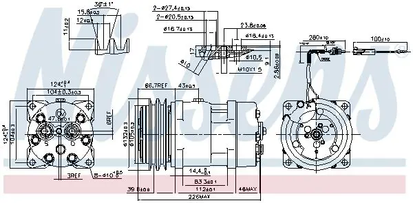 Handler.Part Compressor, air conditioning NISSENS 899927 5