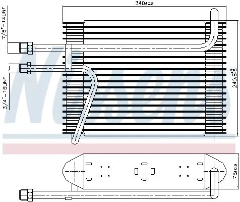 Handler.Part Evaporator, air conditioning NISSENS 92155 5