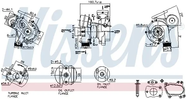 Handler.Part Charger, charging (supercharged/turbocharged) NISSENS 93256 6