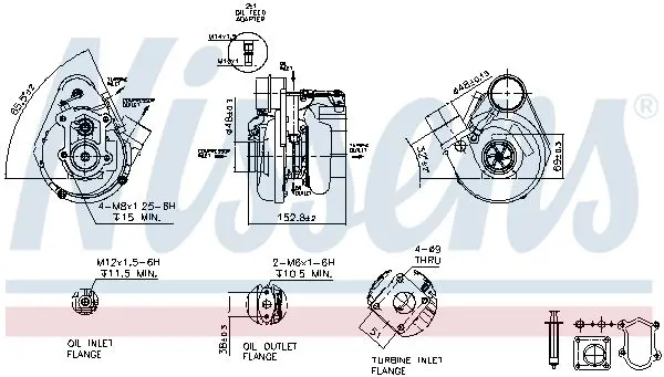 Handler.Part Charger, charging (supercharged/turbocharged) NISSENS 93274 6