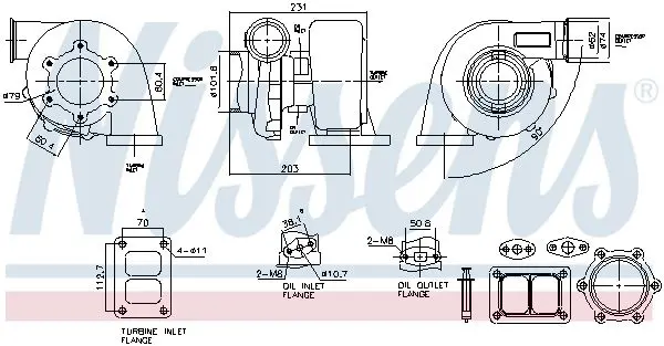 Handler.Part Charger, charging (supercharged/turbocharged) NISSENS 93304 6